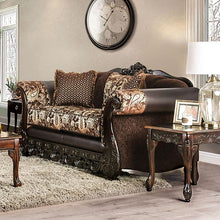 Load image into Gallery viewer, Newdale Brown/Gold Love Seat
