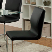 Load image into Gallery viewer, LODIA I Black/Silver Side Chair image
