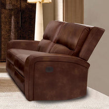 Load image into Gallery viewer, SOTERIOS Power Loveseat, Medium Brown image
