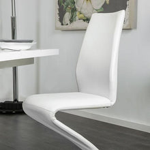 Load image into Gallery viewer, Midvale White/Chrome Side Chair (2/CTN) image
