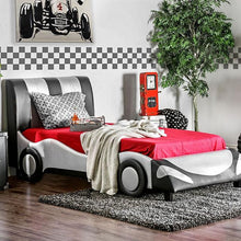 Load image into Gallery viewer, SUPER RACER Silver/Black Full Bed image
