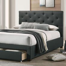 Load image into Gallery viewer, SYBELLA Cal.King Bed, Dark Gray image
