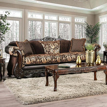 Load image into Gallery viewer, Newdale Brown/Gold Sofa
