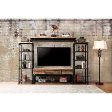 Load image into Gallery viewer, Kebbyll Antique Black/Natural Tone 60&quot; TV Stand image
