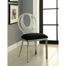 Load image into Gallery viewer, ORLA Silver/Black Side Chair (2/CTN)
