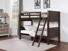 Load image into Gallery viewer, STAMOS Full/Full, Twin/Full, &amp; Twin/twin Bunk Bed, Walnut
