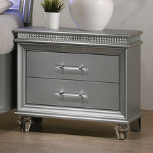 Load image into Gallery viewer, MADDIE Night Stand, Silver image
