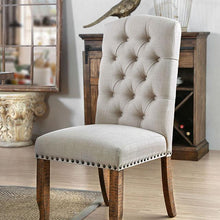 Load image into Gallery viewer, Gianna Rustic Pine/Ivory Side Chair (2/CTN) image
