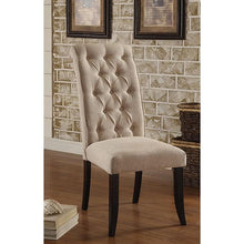 Load image into Gallery viewer, Mashall Beige/Antique Black Side Chair, Ivory (2/CTN)
