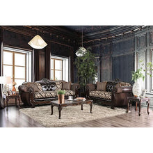 Load image into Gallery viewer, Quirino Light Brown/Dark Brown Sofa
