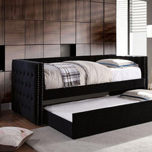 Load image into Gallery viewer, Susanna Black Daybed w/ Trundle, Black image

