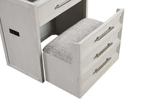 Load image into Gallery viewer, Ashbourne Bedside Vanity Set with Stool Contemporary
