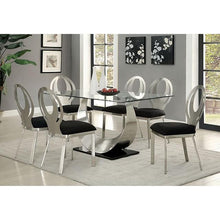 Load image into Gallery viewer, ORLA Silver/Black Side Chair (2/CTN)
