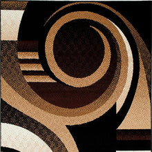 Load image into Gallery viewer, Blitar Brown/Black 5&#39; X 7&#39; Area Rug
