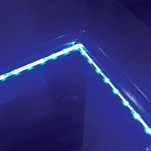 Load image into Gallery viewer, Luminar Black Glass-Insert Dining Table
