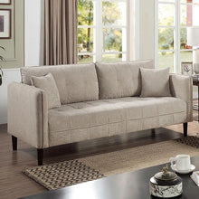 Load image into Gallery viewer, LYNDA Sofa w/ Pillows, Light Gray
