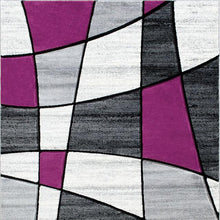 Load image into Gallery viewer, Niksar Gray/Purple 5&#39; X 7&#39; Area Rug image
