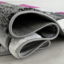 Load image into Gallery viewer, Niksar Gray/Purple 5&#39; X 7&#39; Area Rug
