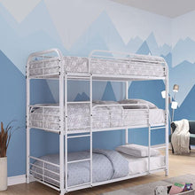 Load image into Gallery viewer, Opal Ii White Twin Triple Decker Bed image
