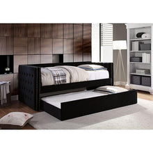 Load image into Gallery viewer, Susanna Black Daybed w/ Trundle, Black
