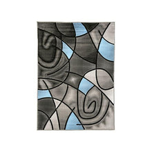 Load image into Gallery viewer, Sivas Charcoal Blue 5&#39; X 8&#39; Area Rug
