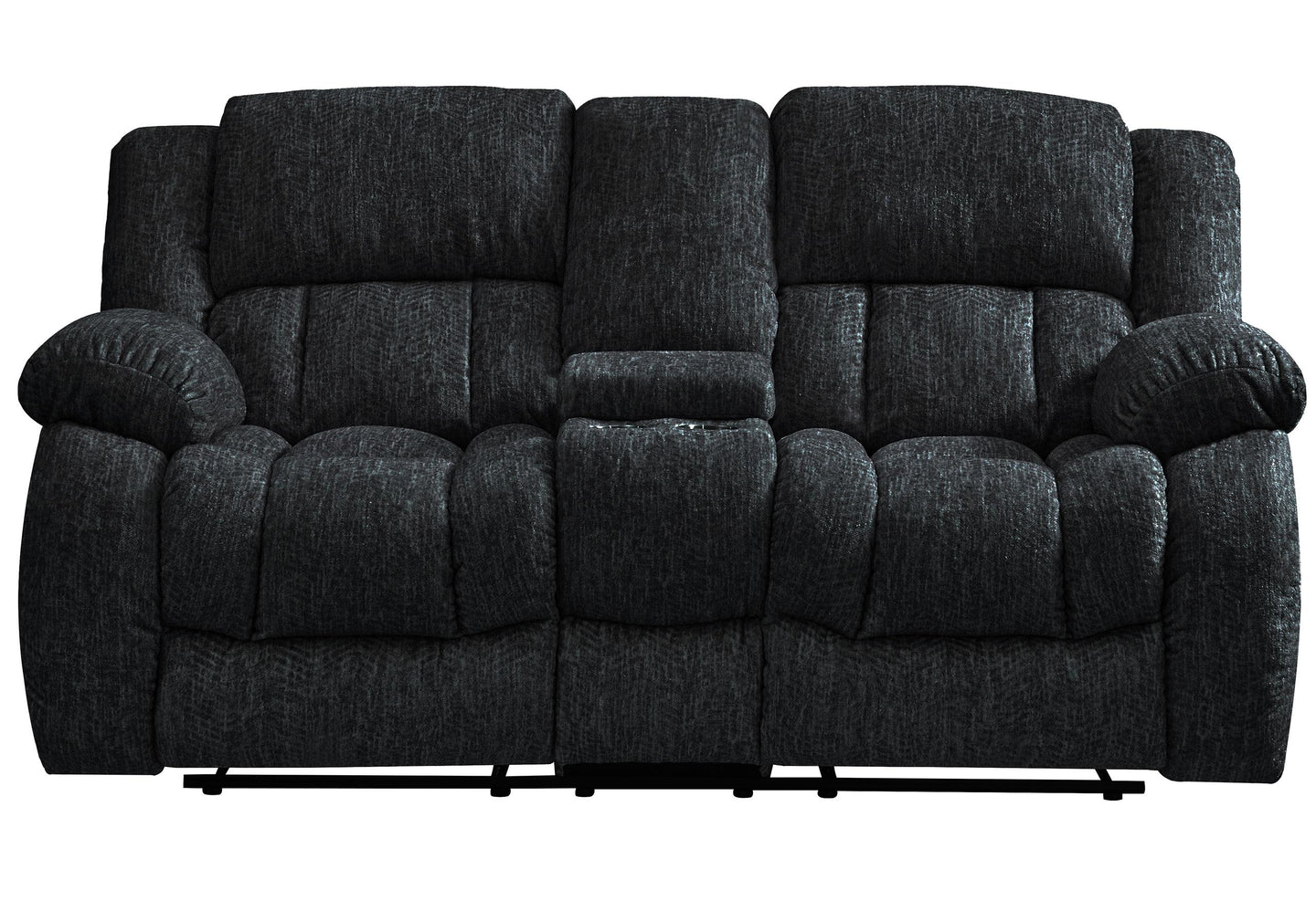 U250 EBONY CONSOLE RECLINING LOVESEAT
