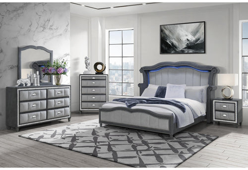 VANNA DARK GREY FULL BED GROUP image