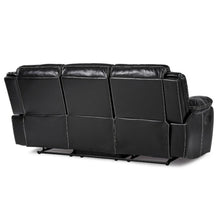 Load image into Gallery viewer, Bastrop Double Reclining Sofa in Black 8230BLK-3

