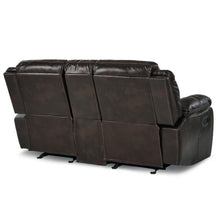 Load image into Gallery viewer, Bastrop Double Glider Reclining Loveseat in Brown 8230BRW-2
