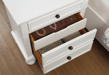 Load image into Gallery viewer, Laurelin 3 Drawer Nightstand in White 1714W-4
