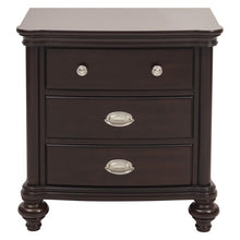 Load image into Gallery viewer, Marston 3 Drawer Nightstand in Dark Cherry 2615DC-4
