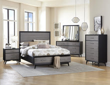 Load image into Gallery viewer, Raku 3 Drawer Nightstand in Gray 1711-4
