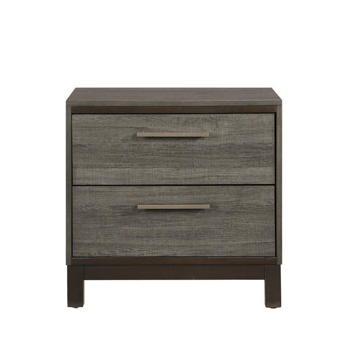 Vestavia 2 Drawer Nightstand in Gray 1936-4