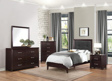 Load image into Gallery viewer, Edina 2 Drawer Nightstand in Espresso-Hinted Cherry 2145-4
