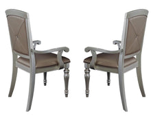 Load image into Gallery viewer, Orsina Arm Chair in Silver (Set of 2)
