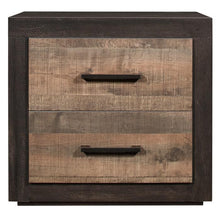 Load image into Gallery viewer, Miter Nightstand in Rustin Mahogany &amp; Dark Ebony 1762-4
