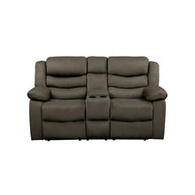 Load image into Gallery viewer, Discus Double Reclining Loveseat in Brown 9526BR-2
