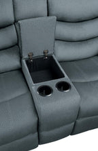 Load image into Gallery viewer, Discus Double Reclining Loveseat in Gray 9526GY-2
