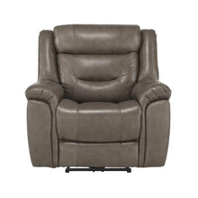 Load image into Gallery viewer, Danio Power Double Reclining Chair with Power Headrests in Brownish Gray 9528BRG-1PWH image
