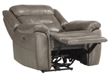 Load image into Gallery viewer, Danio Power Double Reclining Chair with Power Headrests in Brownish Gray 9528BRG-1PWH
