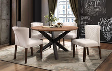 Load image into Gallery viewer, Nelina Round Dining Table in Espresso &amp; Natural 5597-53*
