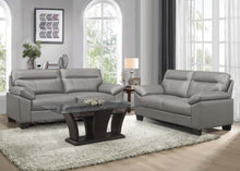 Load image into Gallery viewer, Denizen Loveseat in Gray 9537GRY-2
