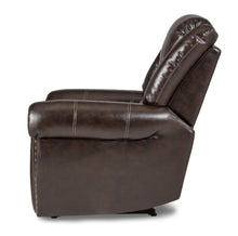 Load image into Gallery viewer, Center Hill Glider Reclining Chair in Dark Brown 9668BRW-1
