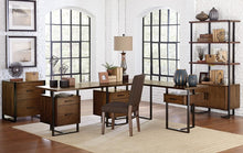 Load image into Gallery viewer, Sedley Return Desk with One Cabinet, Reversible in Walnut 5415RF-16*
