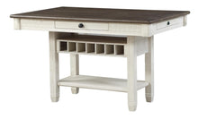 Load image into Gallery viewer, Granby Counter Height Dining Table in White &amp; Brown 5627NW-36*
