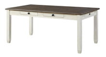 Load image into Gallery viewer, Granby Dining Table in White &amp; Brown 5627NW-72
