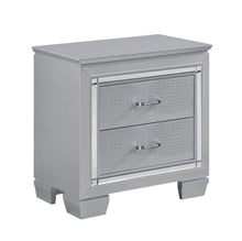 Load image into Gallery viewer, Allura Nightstand in Silver 1916-4
