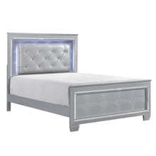 Load image into Gallery viewer, Allura Full Panel Bed in Silver 1916F-1*
