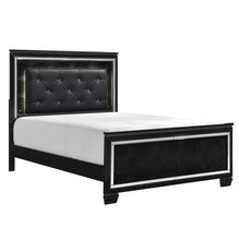Load image into Gallery viewer, Allura Full Panel Bed in Black 1916FBK-1*
