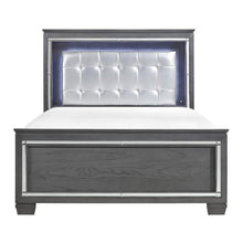 Load image into Gallery viewer, Allura Queen Panel Bed in Gray 1916GY-1* image
